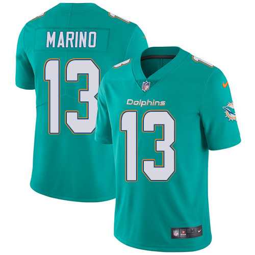 Nike Miami Dolphins #13 Dan Marino Aqua Green Team Color NFL Vapor Untouchable Limited Jersey,We sell and wholesale Nike Miami Dolphins #13 Dan Marino Aqua Green Team Color NFL Vapor Untouchable Limited Jersey on line form chian!